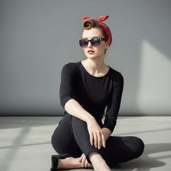 Guess Wm's Black Cat Eye Sunglasses with Rhinestones 1950s  Pin Up Retro NWT - Picture 4 of 4